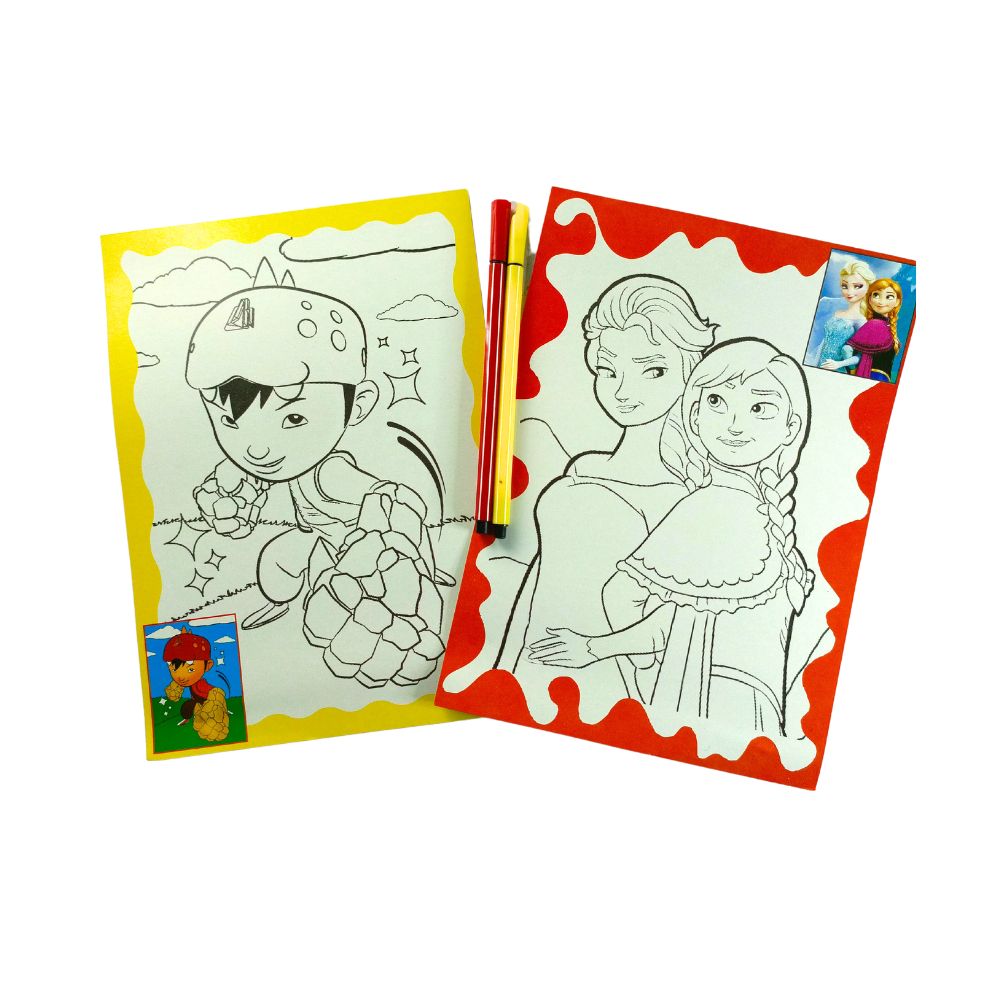 

Kertas Gambar Media Melukis Mewarnai Spidol ukuran Jumbo