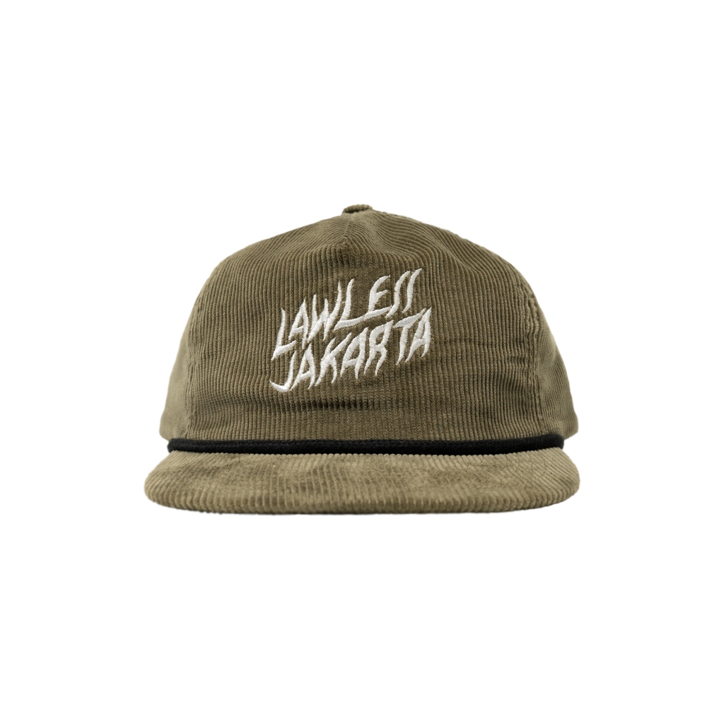 Lawless Jakarta - Psych Logo Corduroy Cap