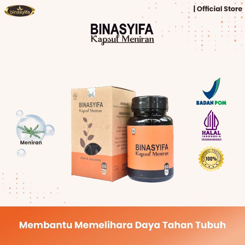 KAPSUL MENIRAN Ekstrak Daun Meniran Hijau Original BPOM Meningkatkan Imun Tubuh Booster