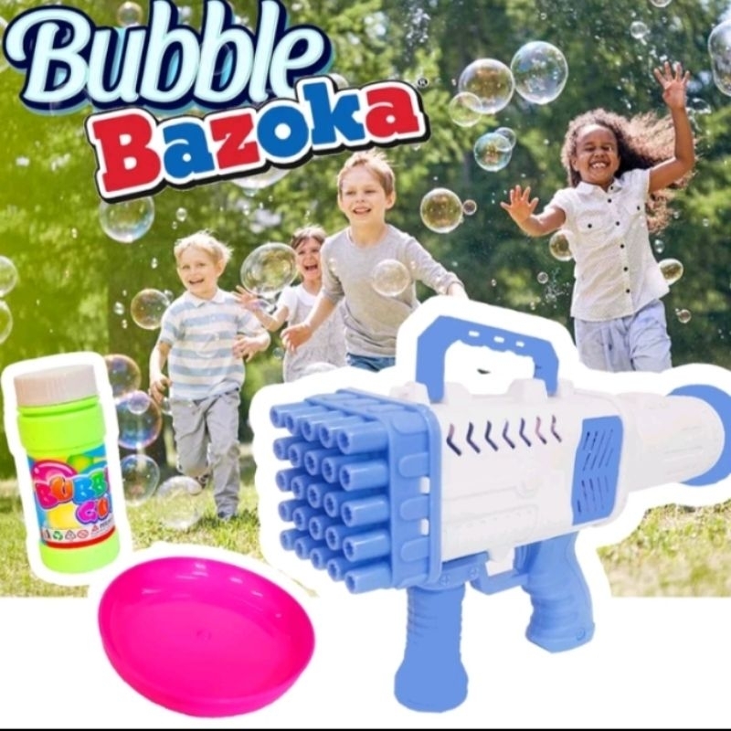 Mainan Bubble Gun Bazoka 25 Hole Rocket Launcher/GelembungSabun