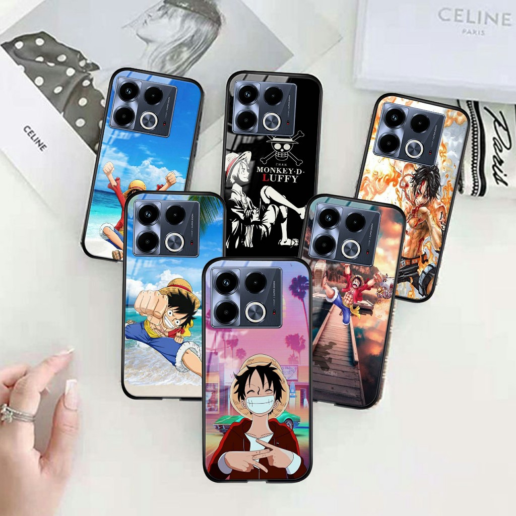 PRE-ORDER Softcase Glass  Kaca For Infinix NOTE 40  [RM 03] Infinix NOTE 40 Case Kaca - Softcase Glass - Kesing Handphone - Infinix NOTE 40 - Case hp Infinix NOTE 40