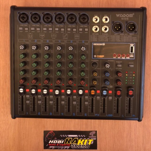 MIXER WISDOM ES6 AUDIO PROFESSIONAL