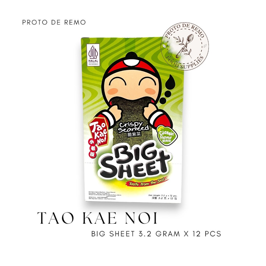 

Tao Kae Noi Crispy Big Sheet per Box (12x3.2gr)