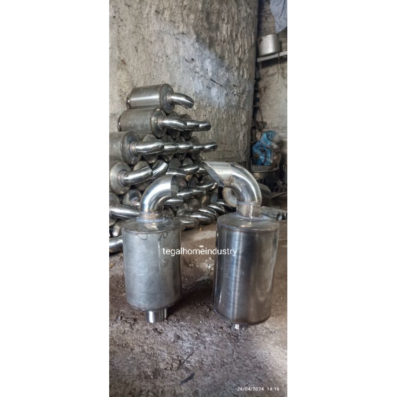 knalpot diesel dongfeng full stainless 12pk-26pk