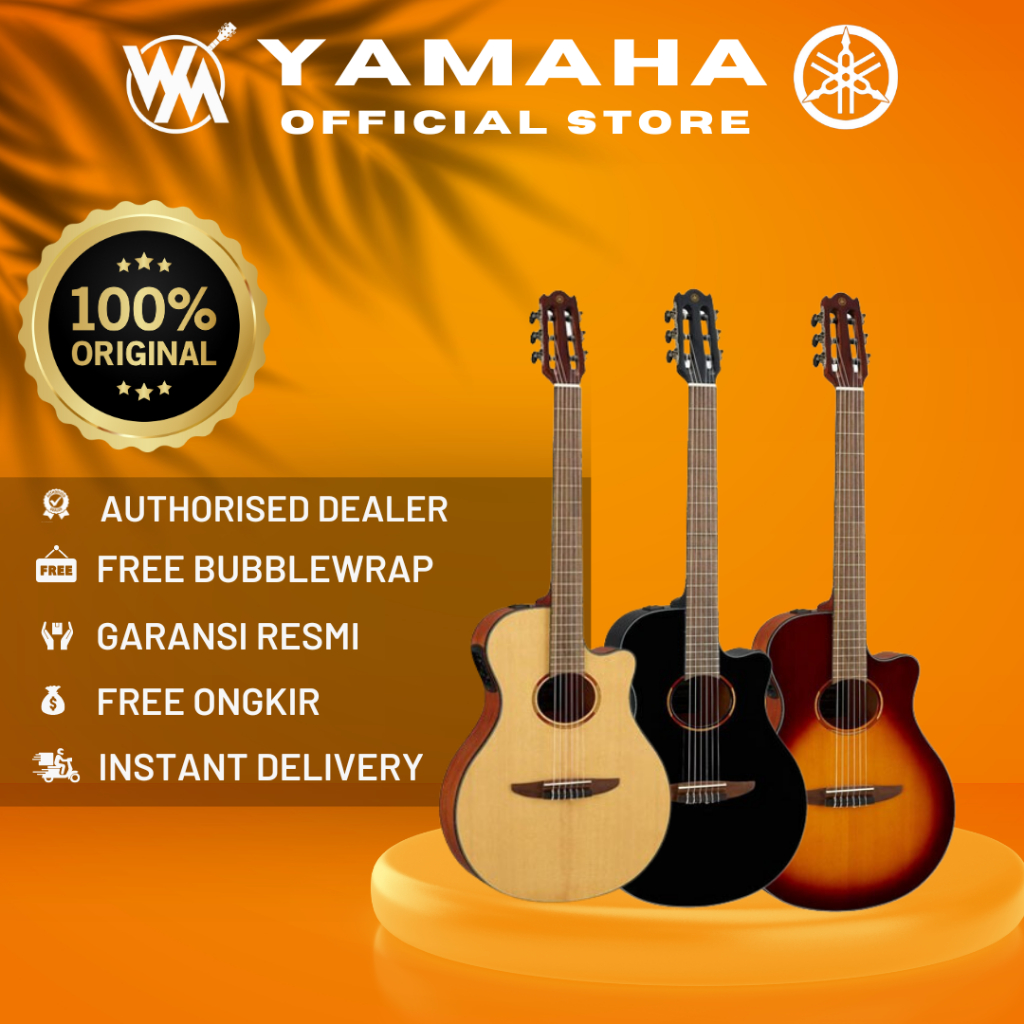 Yamaha NTX1 Gitar Nylon Akustik Elektrik NTX-1 / NTX 1 (Tersedia 3 Warna)