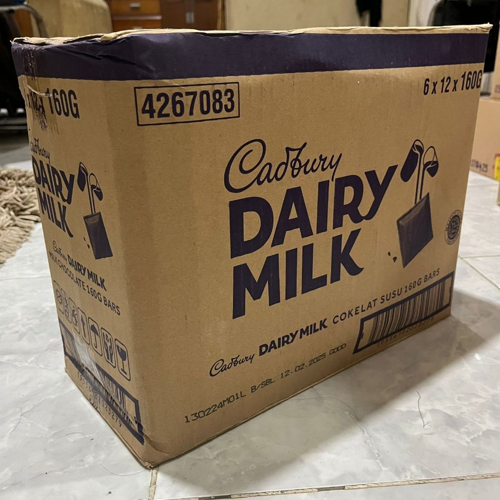 

Cokelat Cadbury Jumbo Besar 160 Gram 1 Kardus 1 Dus
