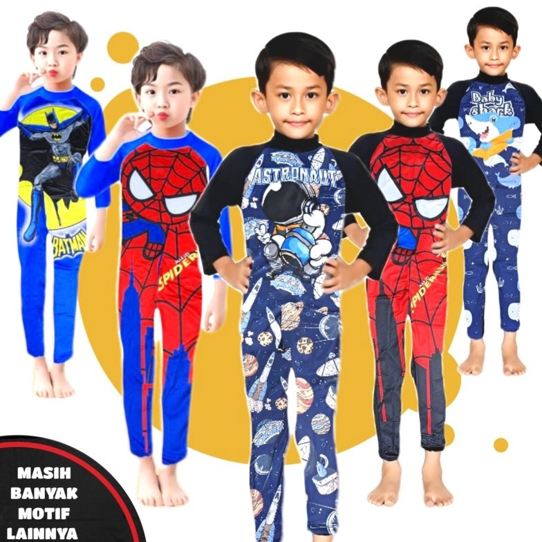 COD baju renang anak lengan panjang laki laki cowok karakter 112 tahun Terbaru k H8J5