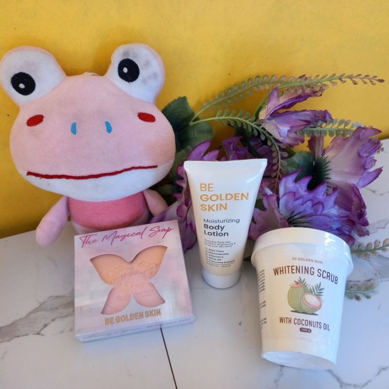 BODYCARE ECER & PAKET Be Golden Skin / soap sabun be golden skin / lotion be golden skin / scrub be 