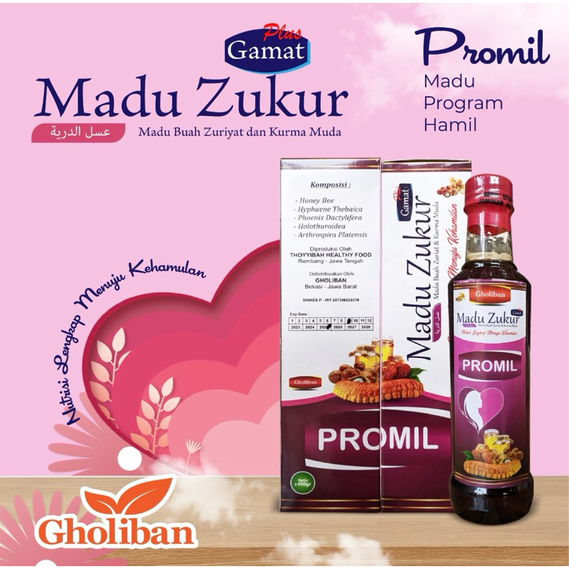 

Madu Zukur Promil Gholiban 460 gram