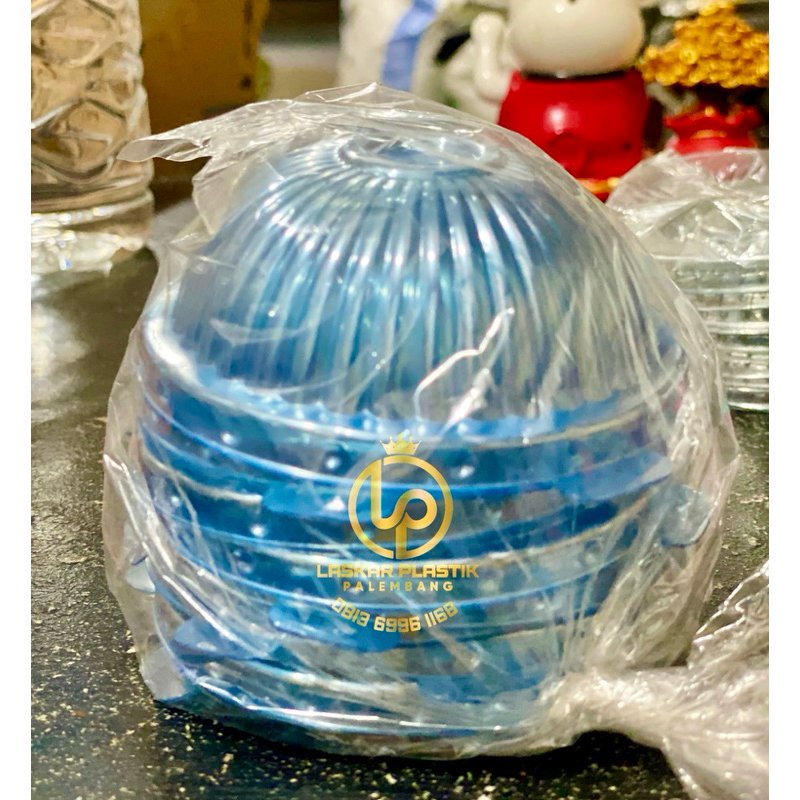 Tutup Gelas Plastik Bening Ulir / Tutup Plastik Gelas Bening Ulir