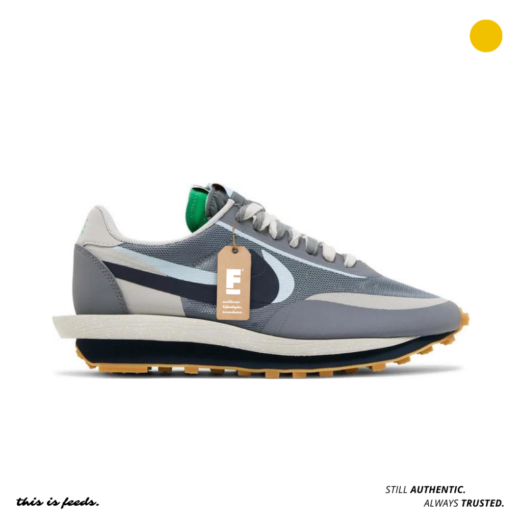 Nike LD Waffle Sacai Clot 'Cool Grey'