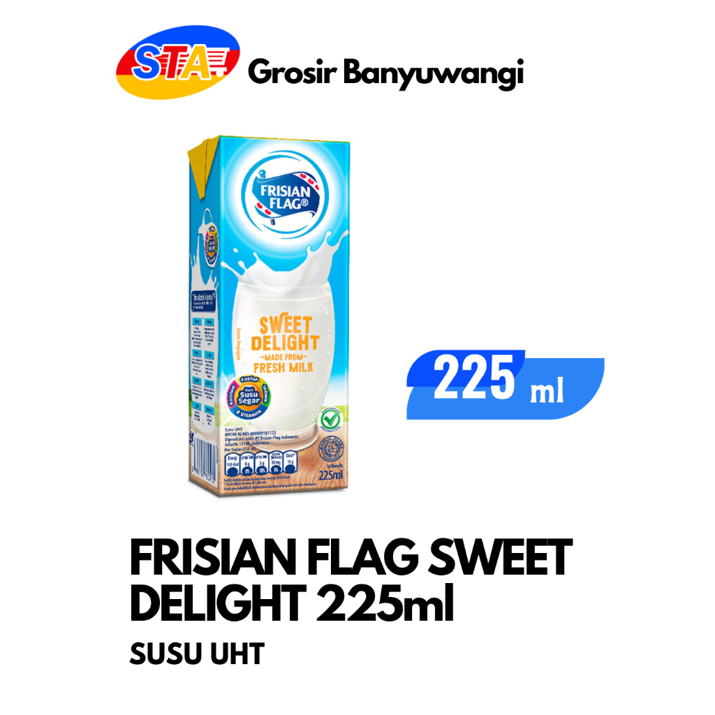 

FRISIAN FLAG SWEET DELIGHT 225ML | SUSU UHT