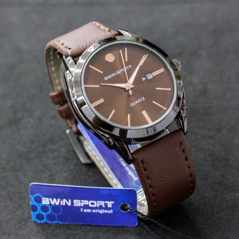 JAM TANGAN KULIT BWIN SPORT B633JAM TANGAN FASHION PRIAJAM TANGAN CEWEK  o L8A2