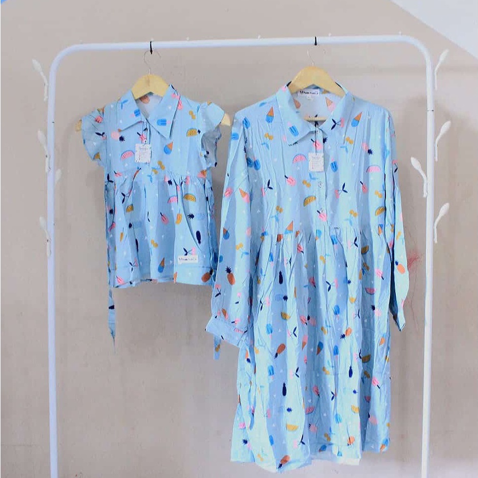 Terbaru Baju anak kembar ibu dan anak bahan rayon  Baju anak couple anak dan ibu bahan rayon  baju a