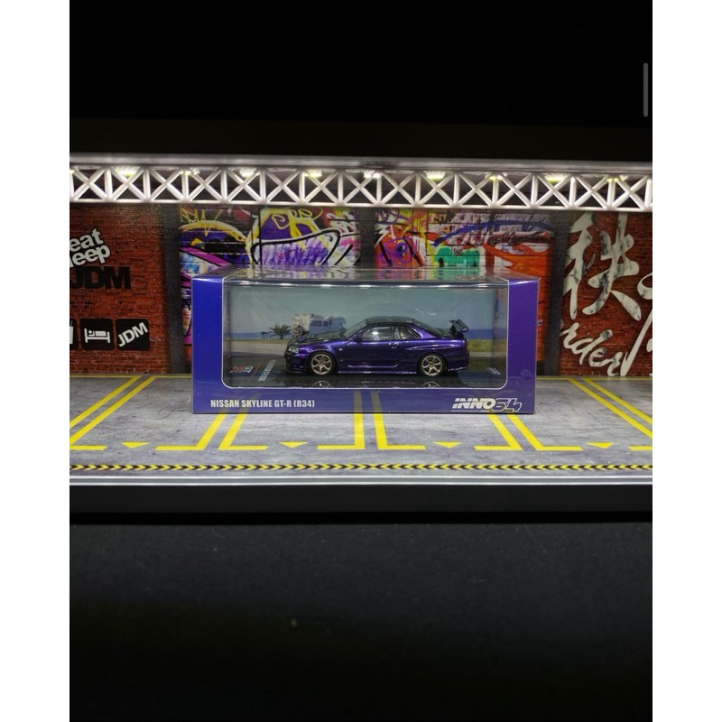 Inno64 Nissan Skyline GTR R34 Midnight Purple II