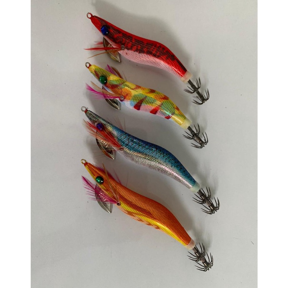 BEST SELLER Umpan Cumi Egi Kurosima Diamond Shrimp 25 Rattle Glow