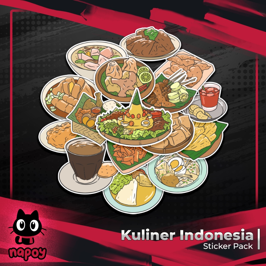 

Sticker Pack Kuliner Indonesia