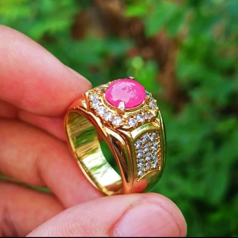CINCIN BATU RUBY BURMA NATURAL