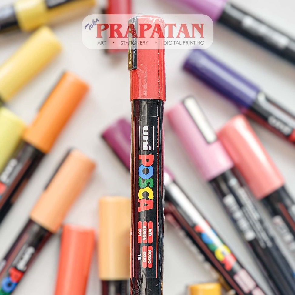 

Uni Posca PC5M Paint Marker Pen Medium Tip Spidol Akrilik KODE O1W6