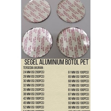 Termurah Seal Aluminium Botol Sambal Sambel Plastik PET