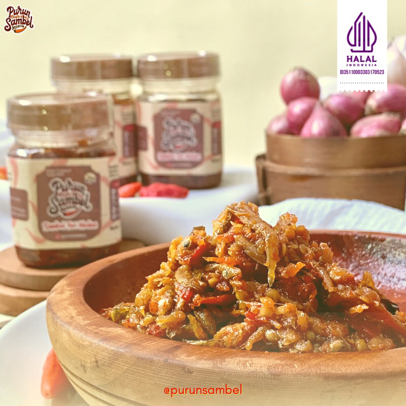 

Purun Sambel Teri Medan Sambal Teri Medan 145 gr Sambal Kemasan Sambal Teri Nasi Sambal Bawang