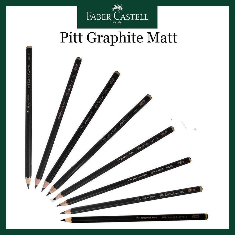 

Pensil Faber Catell Pitt Graphite Matt 2B14B Pencil KODE S6G4