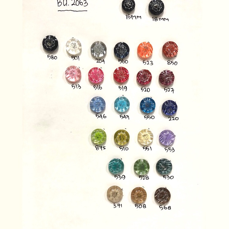 MURAH MERIAH Kancing Hias Baju Wanita 15 mm  18 mm  BU 574  144 pcs