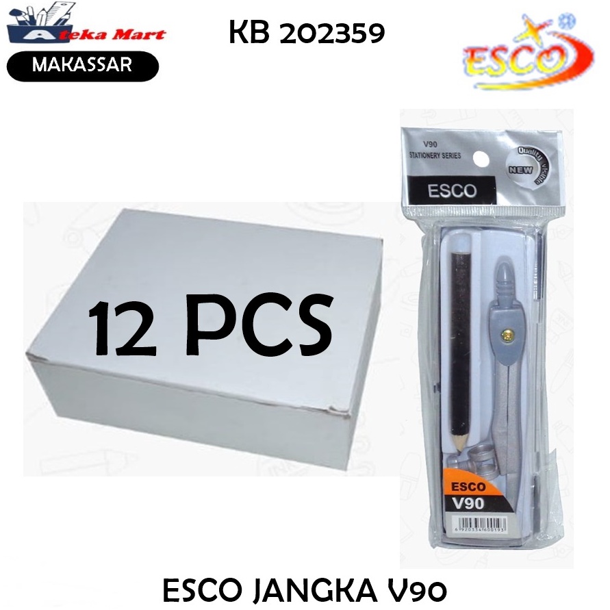 

BOX12SET ESCO JANGKA V9 SET PENSIL KODE W9C5