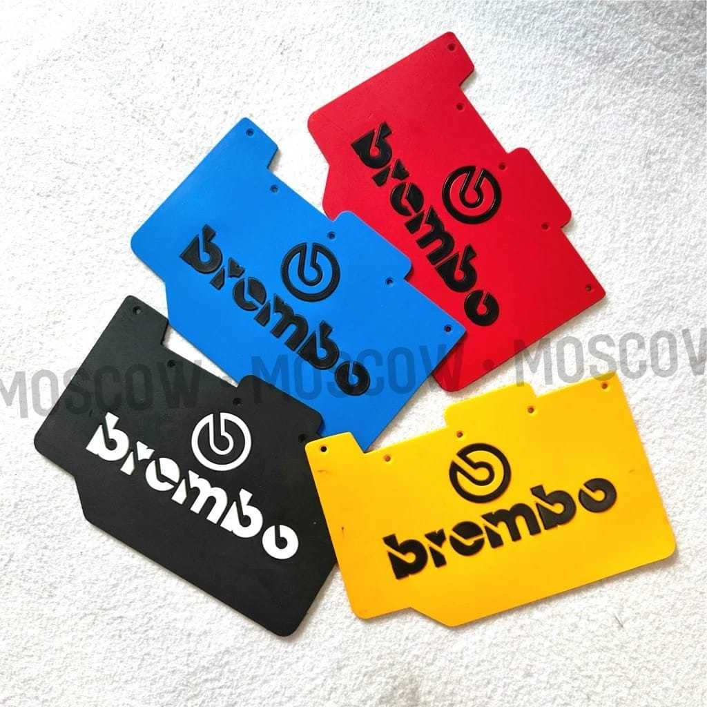 Mudflap Beat FI Pop New Esp Brembo Karet Penahan Lumpur Spakbor Kolong Pelindung Mesin