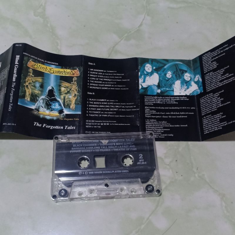 kaset pita BLIND GUARDIAN - The forgotten tales