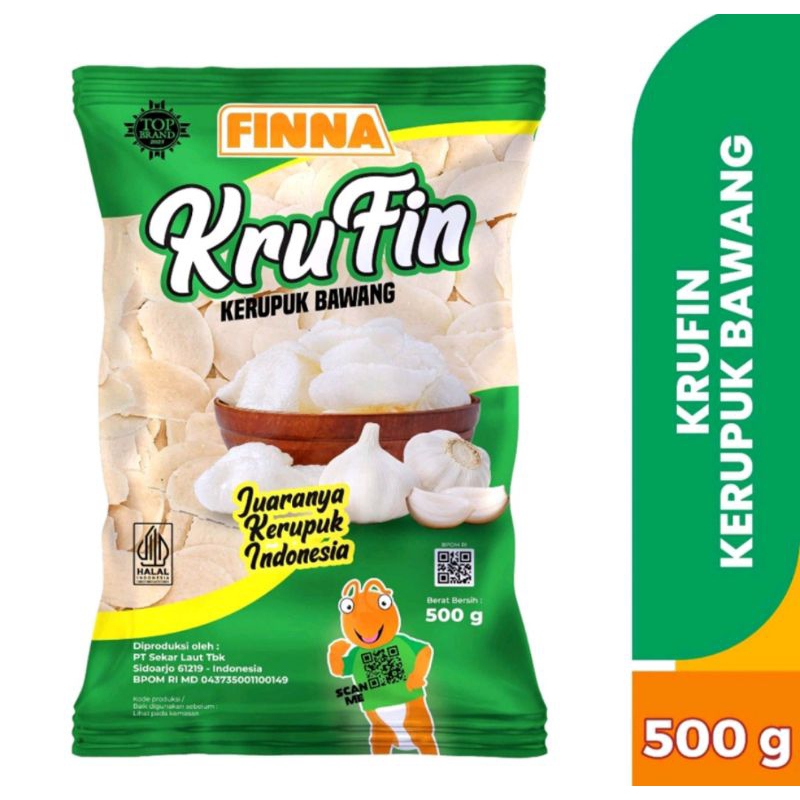 

Finna KruFin Kerupuk Bawang 500gr