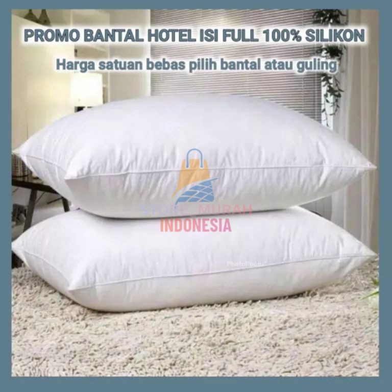 Promo Menarik BANTAL GULING  BANTAL HOTEL Preimuim Dan 1isi Dakron Berat 6gr Murah