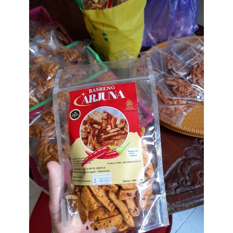 

basreng pedas daun jeruk