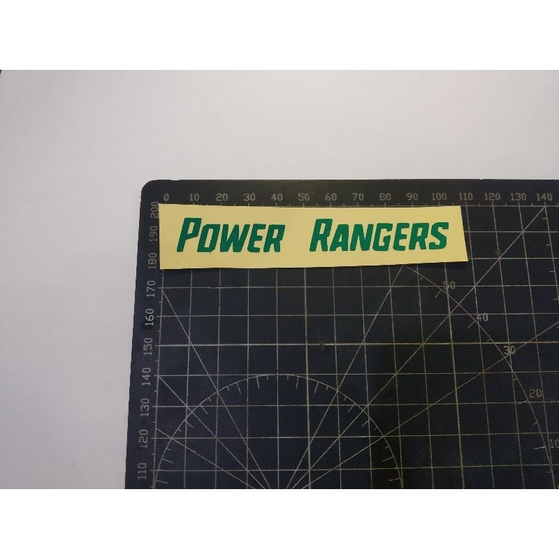 

cutting stiker power rangers