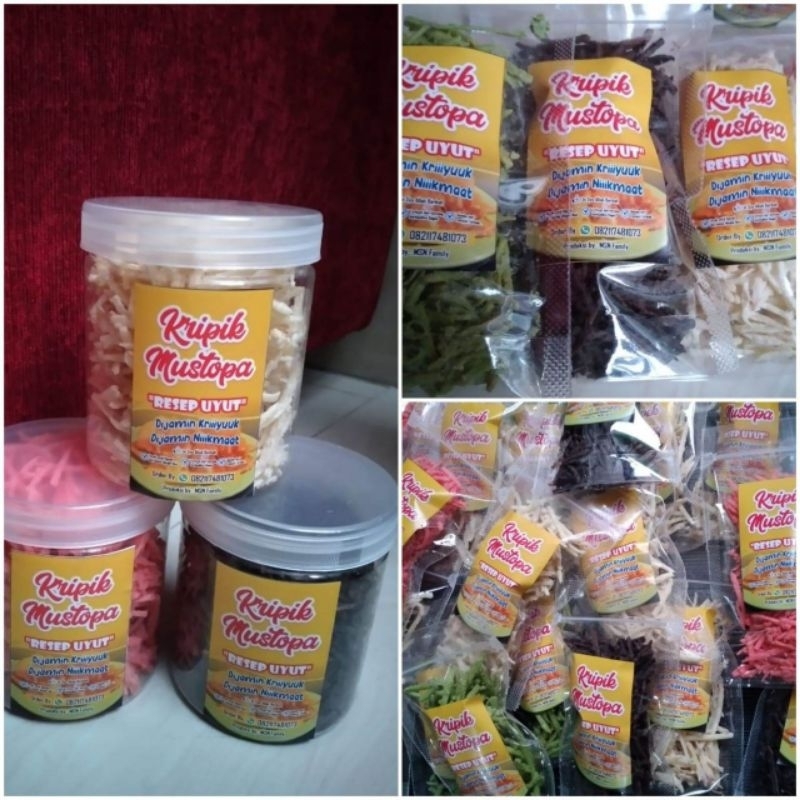 

keripik Mustopa aneka rasa