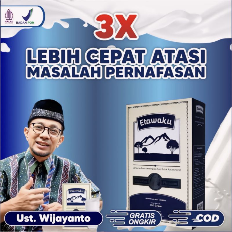 

Etawaku Platinum Susu Formula Krimer Nabati Membantu Atasai Flek Paru Asma Menjaga Kesehatan Kepadatan Tulang