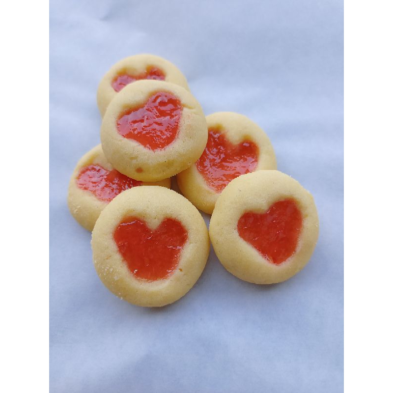 

Maymay Cookies - Heart Cookies - Homemade - Tanpa Pengawet