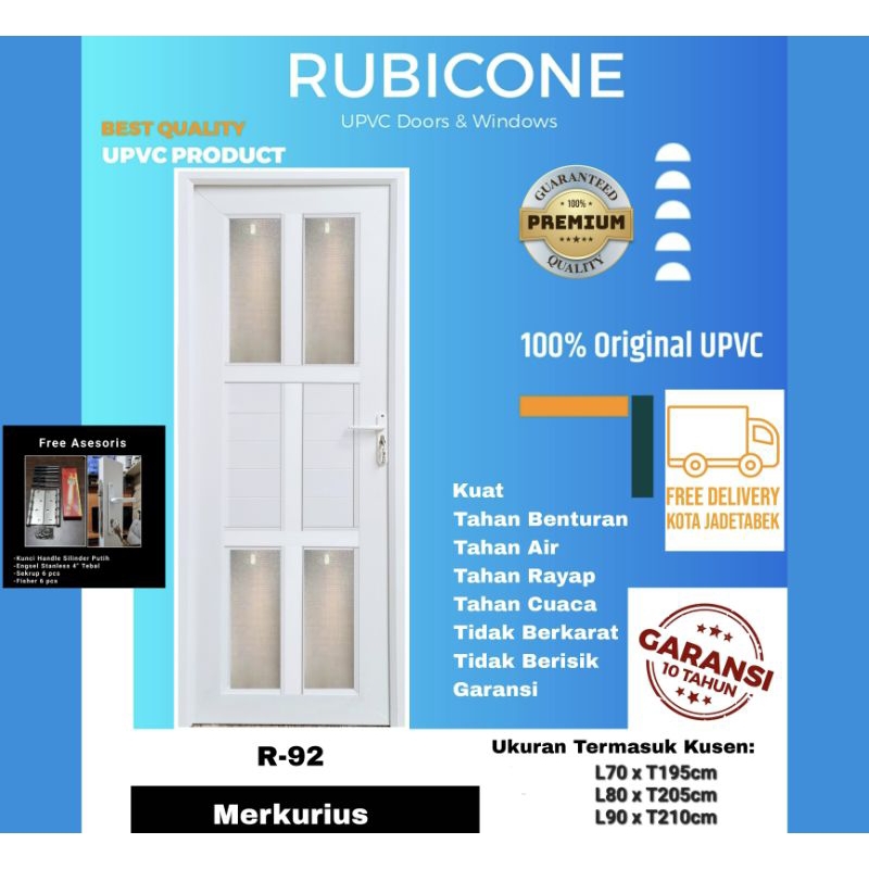 Pintu Upvc Rubicon Premium Merkurius R92