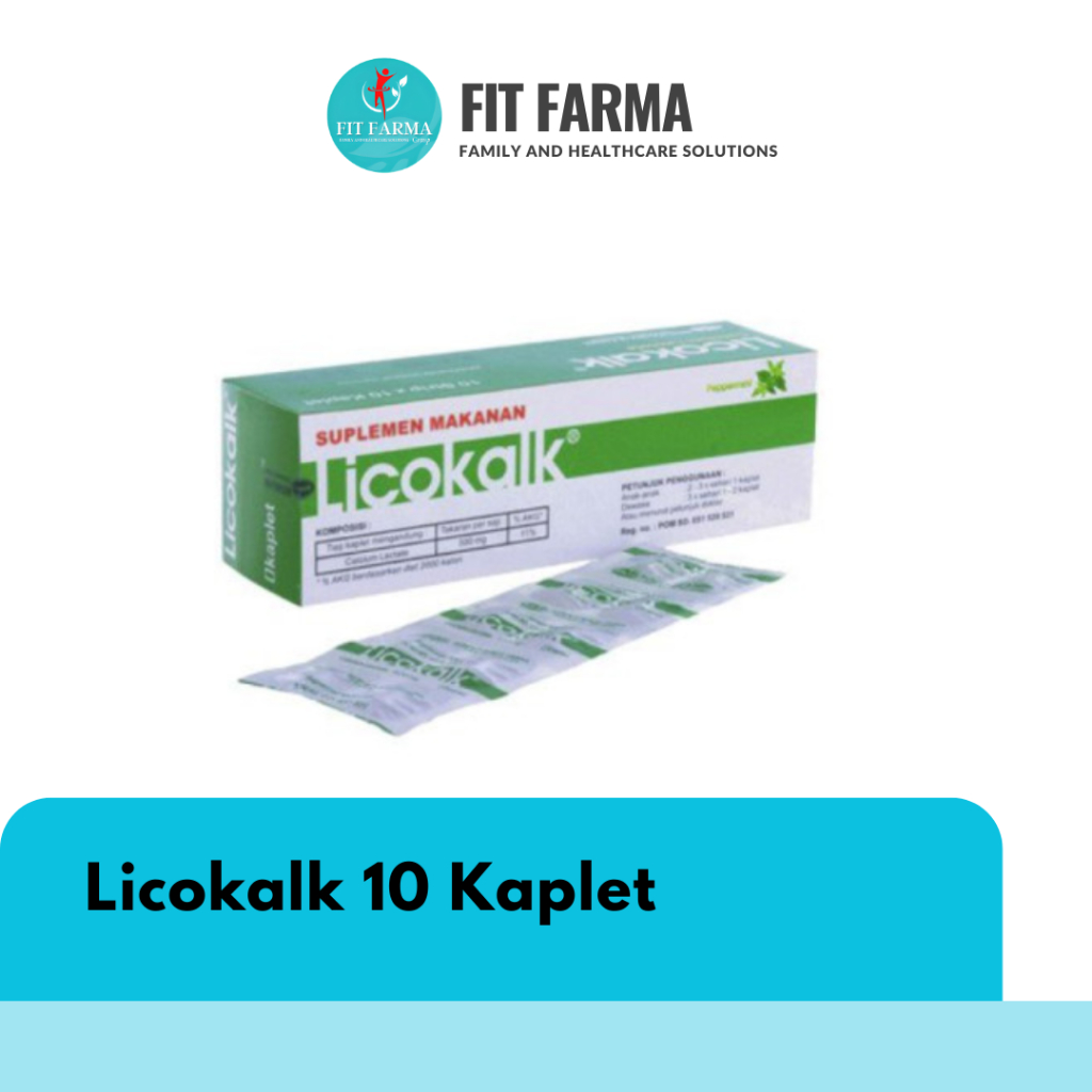 Licokalk 10 Kaplet - SUPLEMEN MINERAL