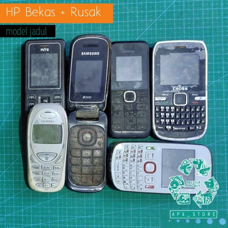 HP Jadul Bekas + Rusak, hp gambling.