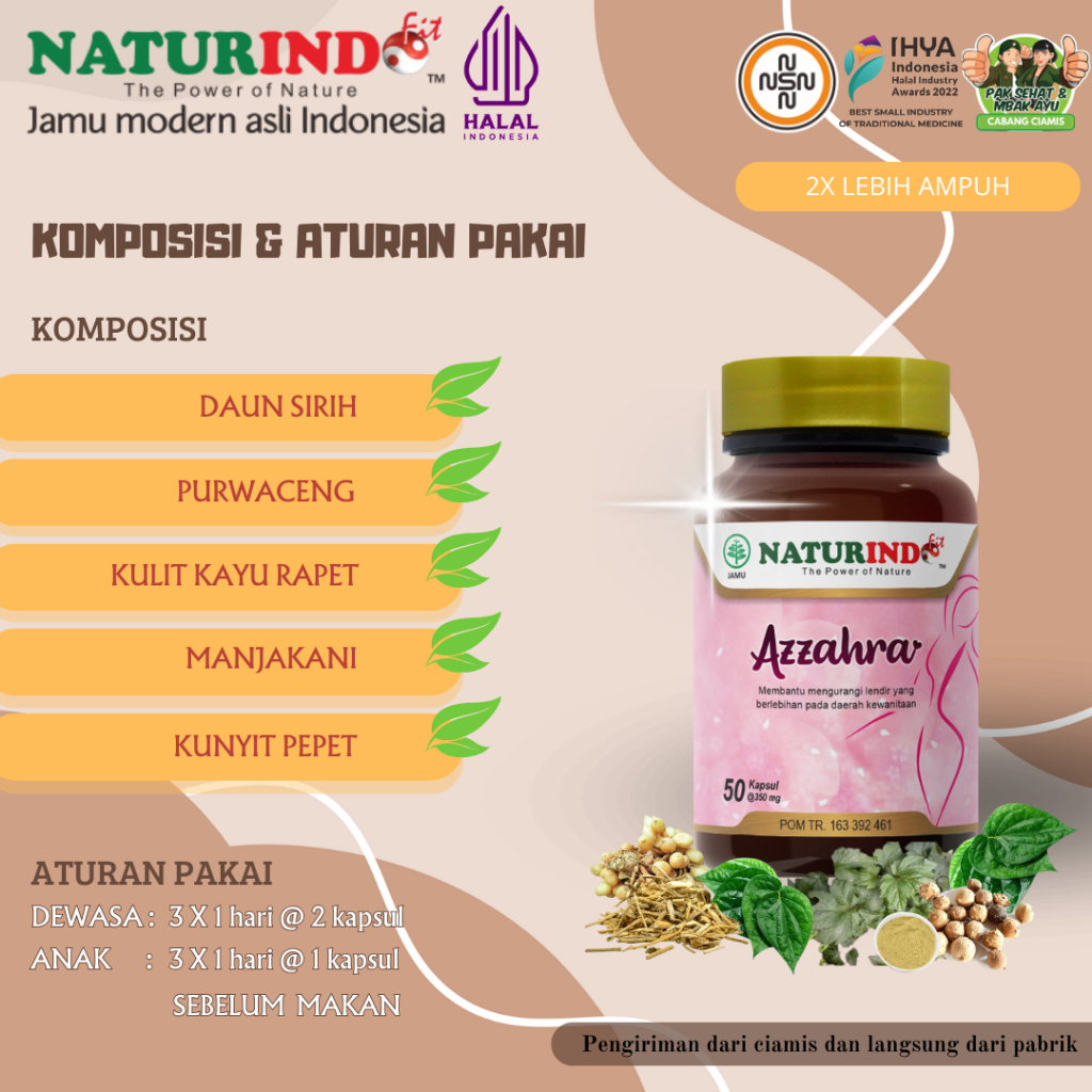 OBAT MEMPERLANCAR HAID PALING AMPUH AZZAHRA NATURINDO