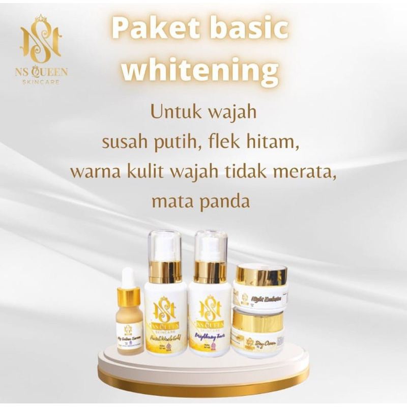 NS QUEEN Skincare mengatasi flek, jerawat dan kulit kusam BPOM