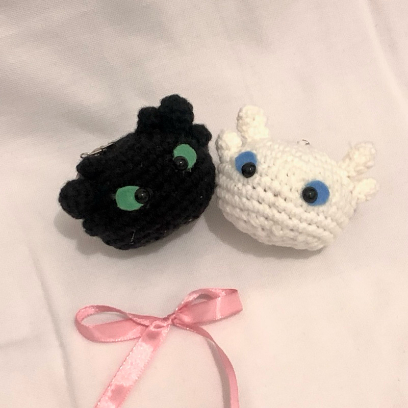 couple toothles lightfury crochet amigurumi