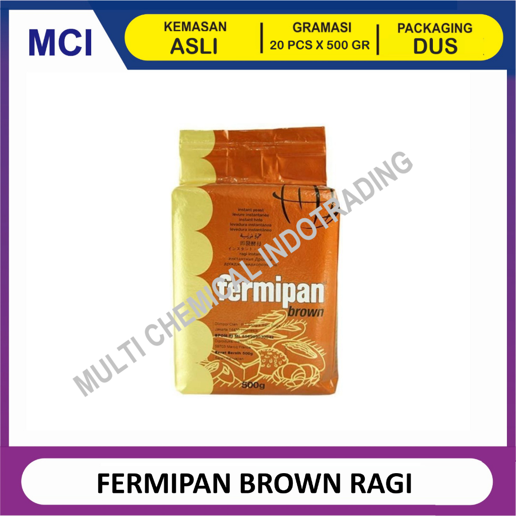 

FERMIPAN / RAGI INSTANT / INSTANT YEAST 500 GR - 1 DUS 20 PCS