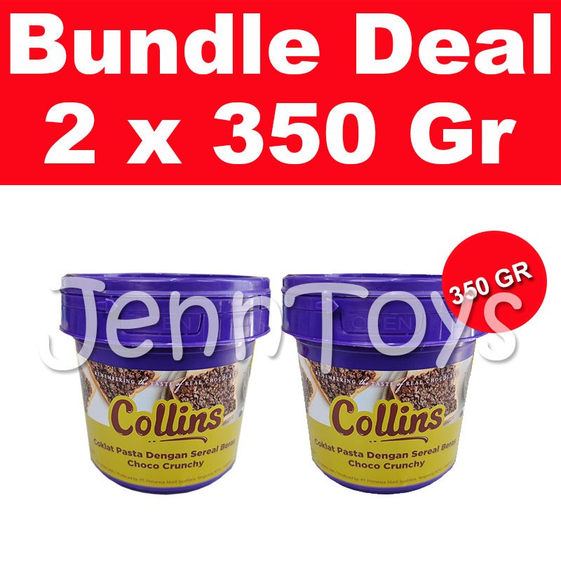 

JennToys - COKLAT VIRAL - COLLINS CRUNCHY 350gr COMBO DEAL