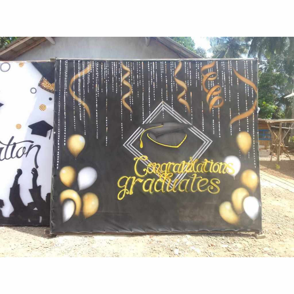 Background wisuda  Toga Graduation 3x2,5