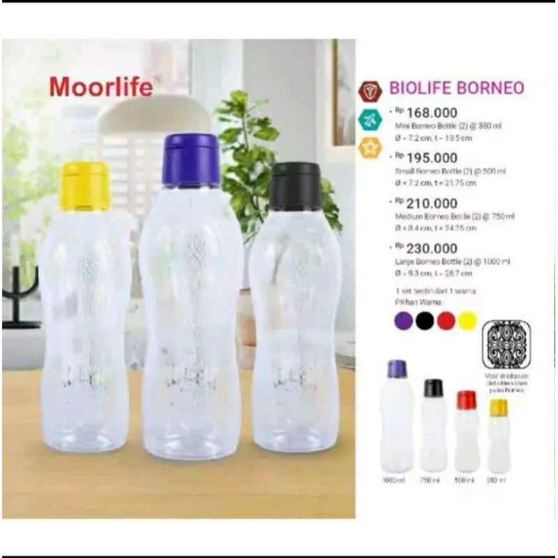 MOORLIFE BIOLIFE BOTOL MINUM PREMIUM TAHAN PANAS