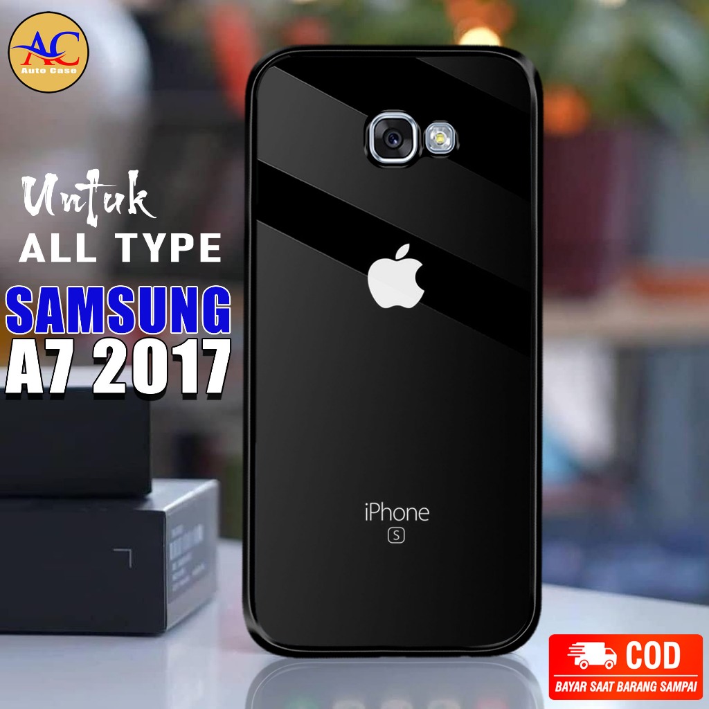 Case Hp Softcase Glossy SAMSUNG A7 2017 APL Casing Silikon Handphone Pelindung Kamera