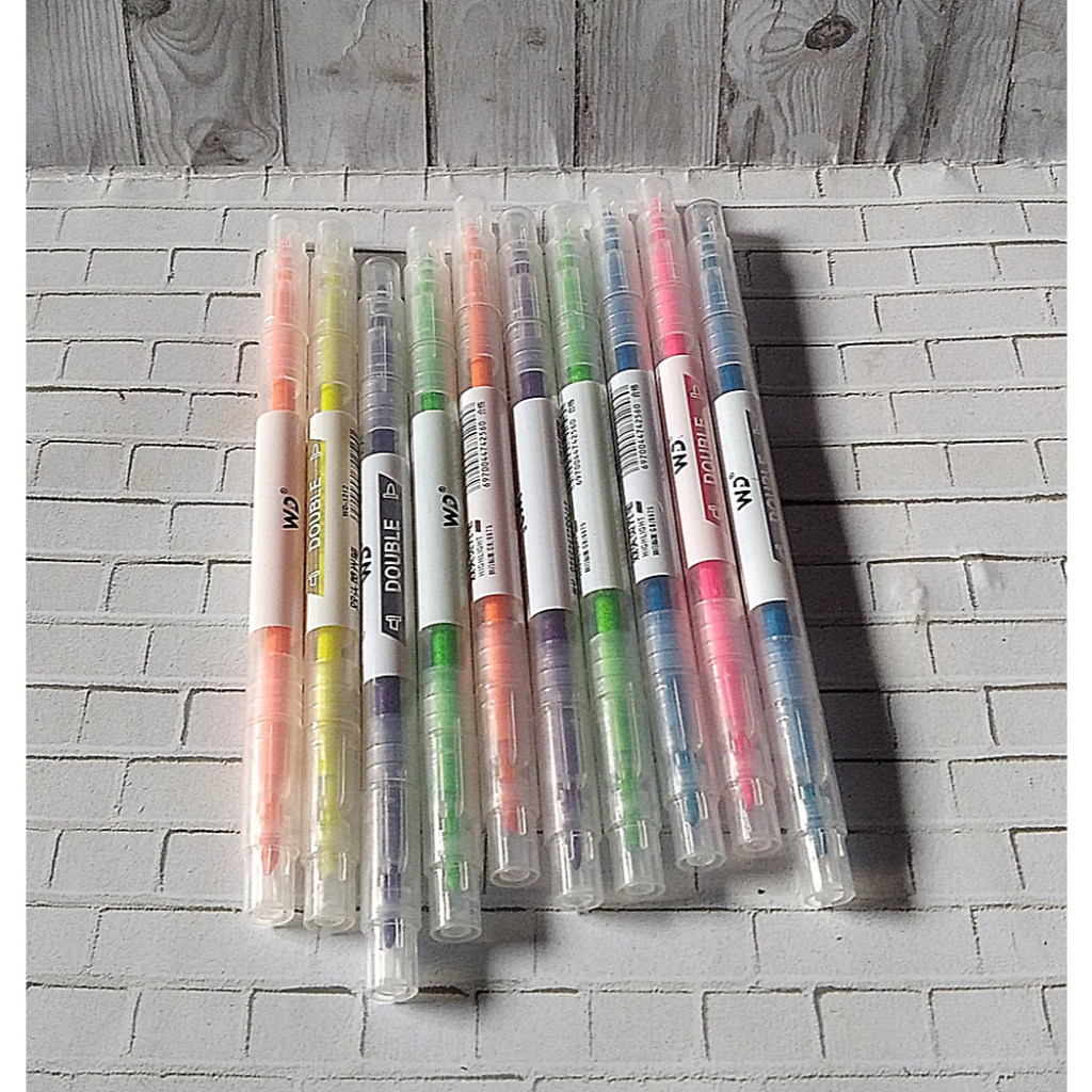 

Highlighter Stabilo 2 Sisi Aneka Warna, Bisa jadi Spidol ataupun Stabilo