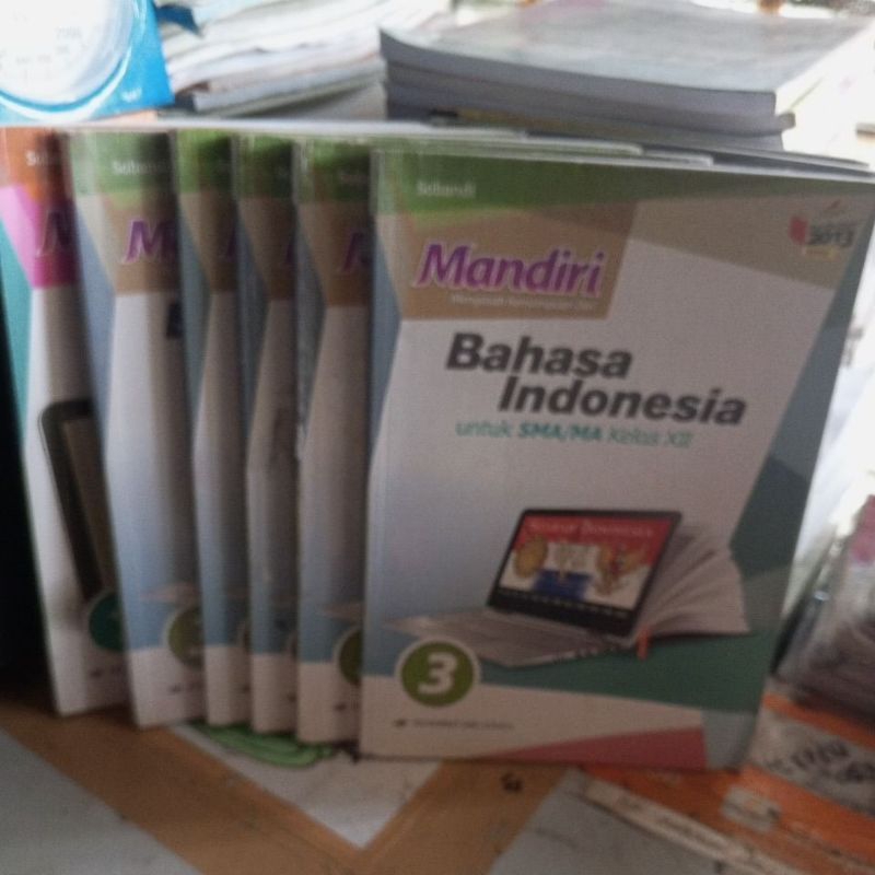 BUKU MANDIRI BAHASA INDONESIA SMA KELAS 12/XII PENERBIT ERLANGGA